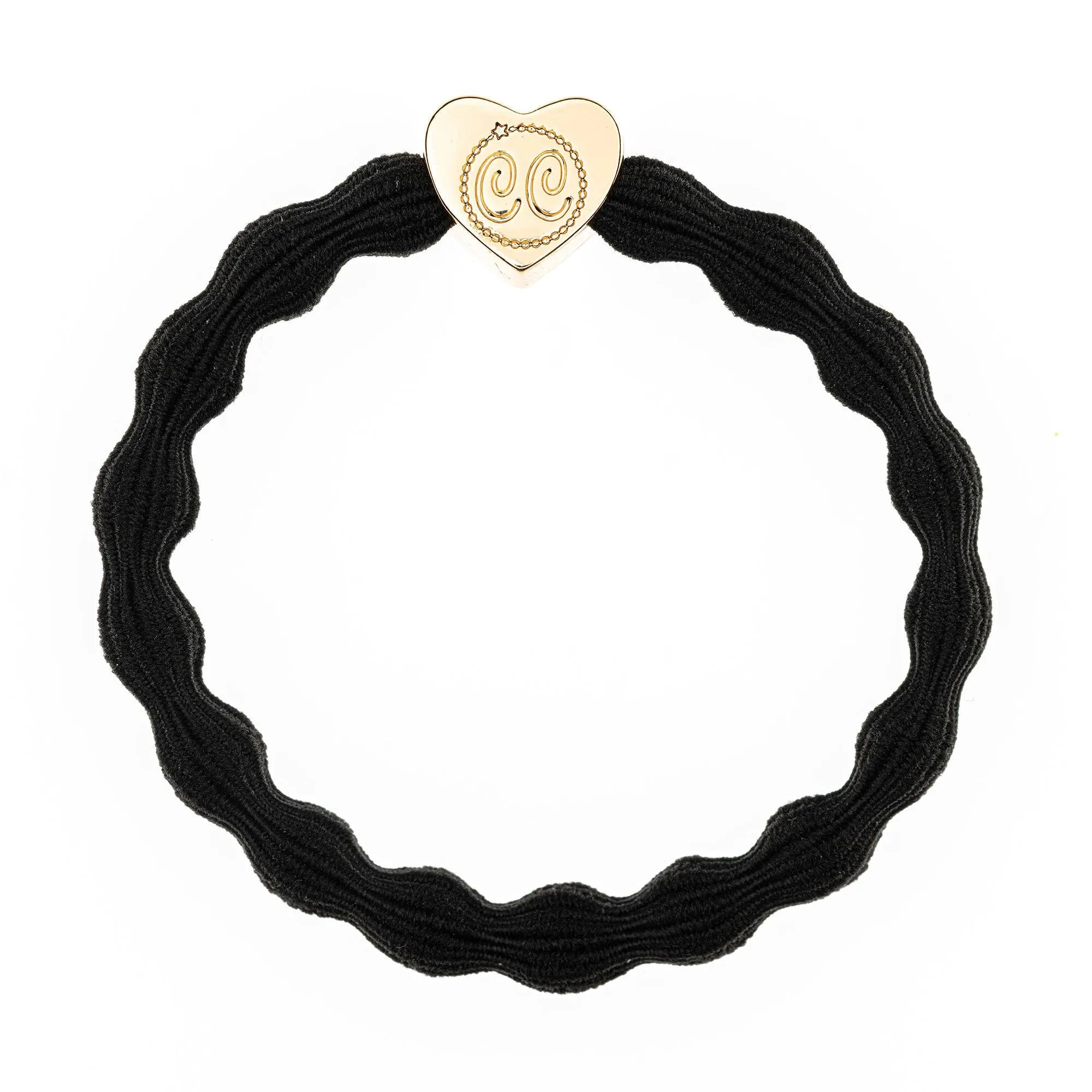 Heart Charm Hair Tie Bracelet