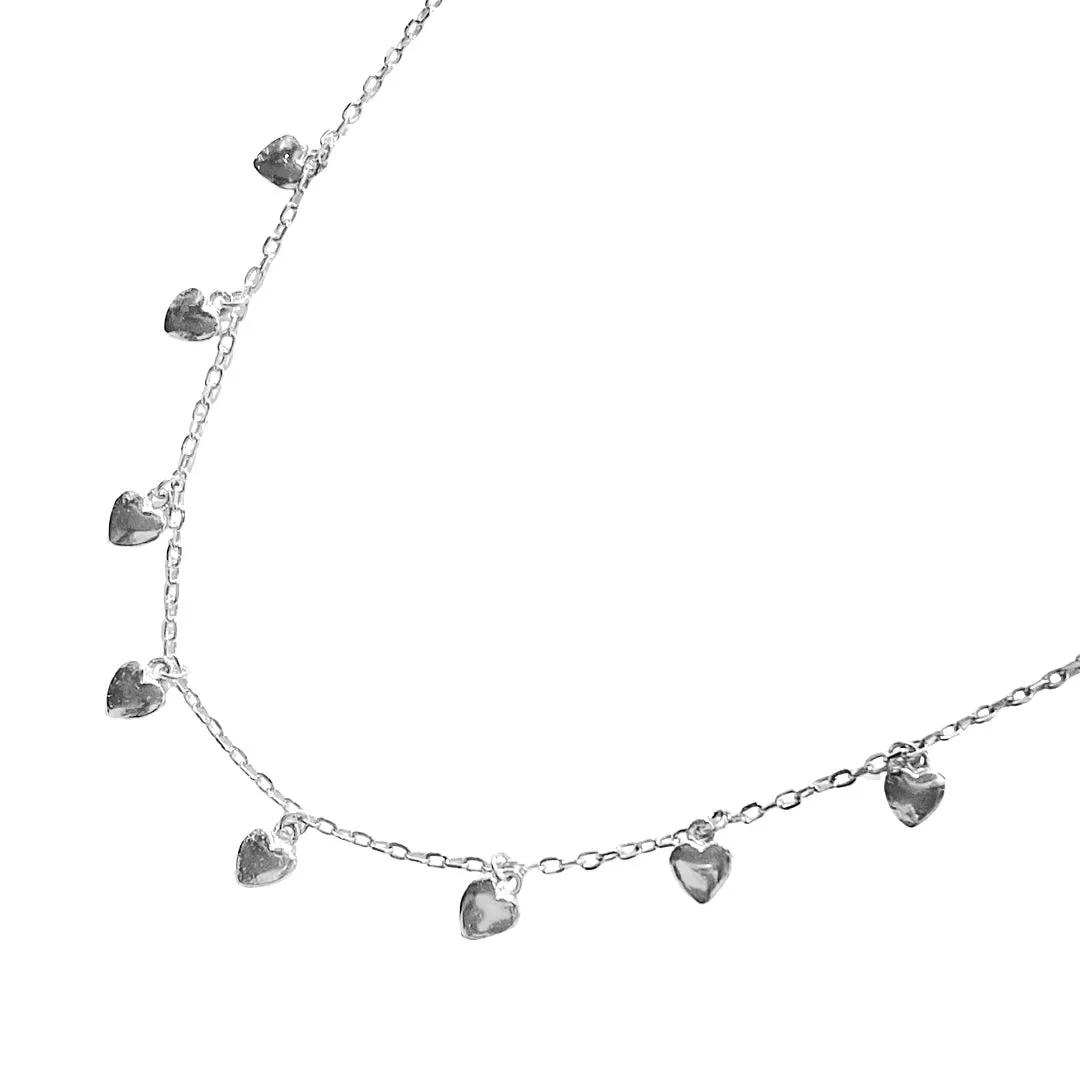 Heart Charms Anklet