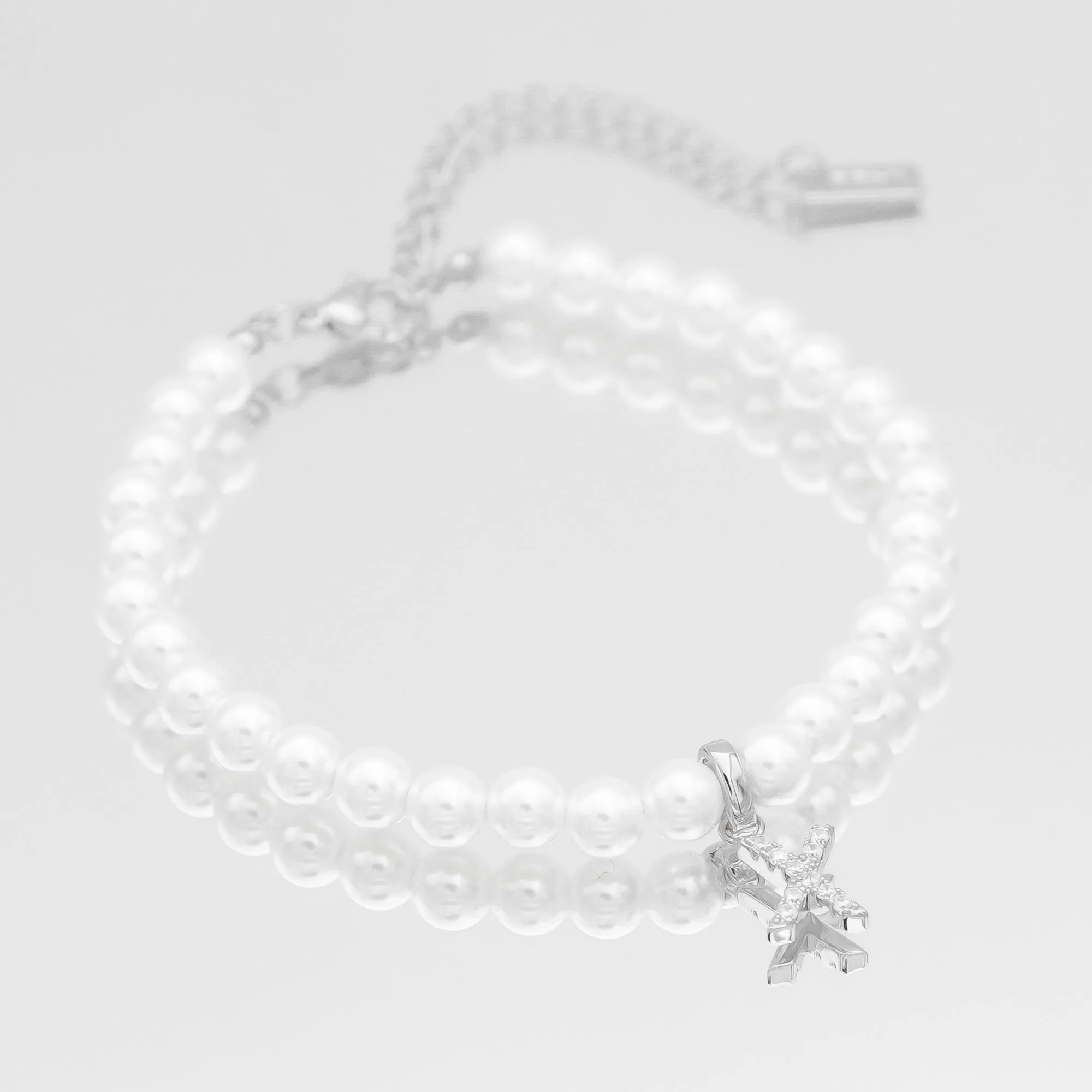 ICY Pearl Initial Anklet