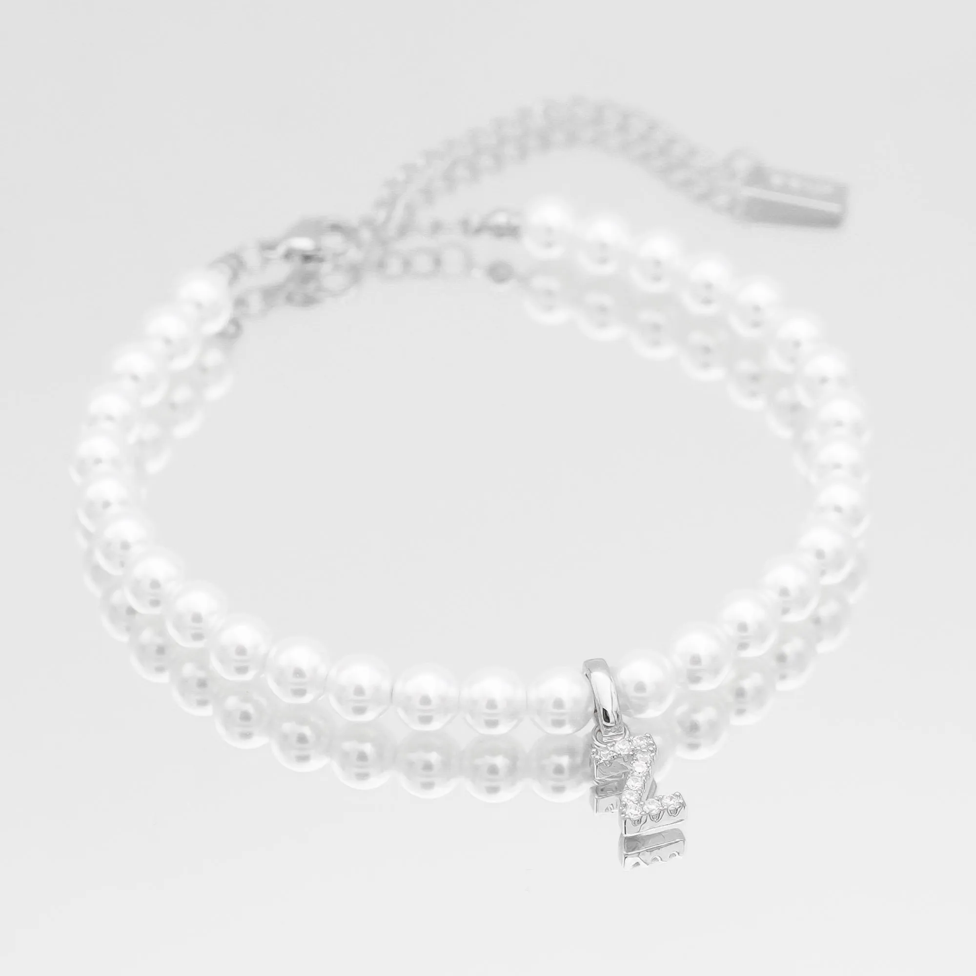 ICY Pearl Initial Anklet