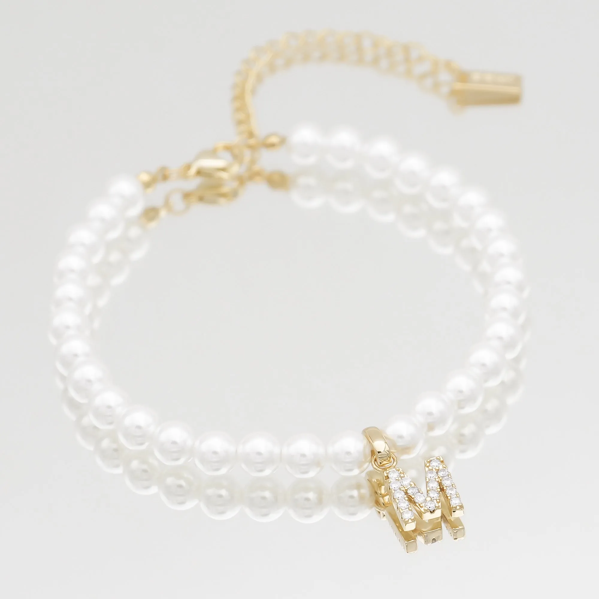 ICY Pearl Initial Anklet