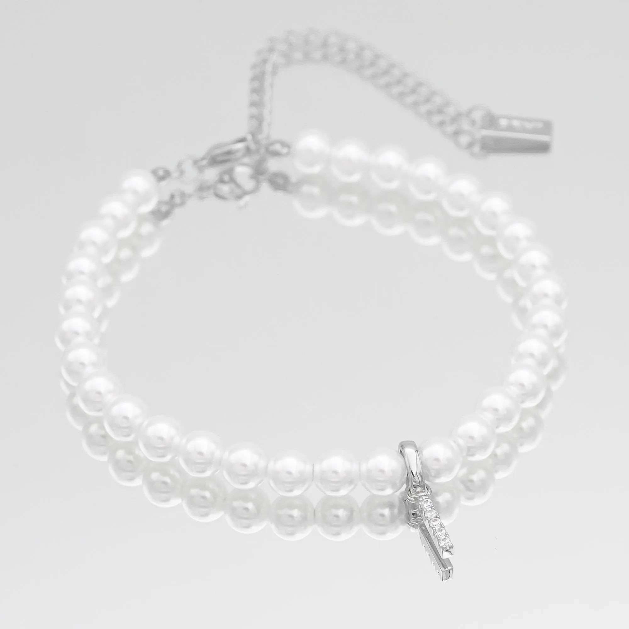 ICY Pearl Initial Anklet