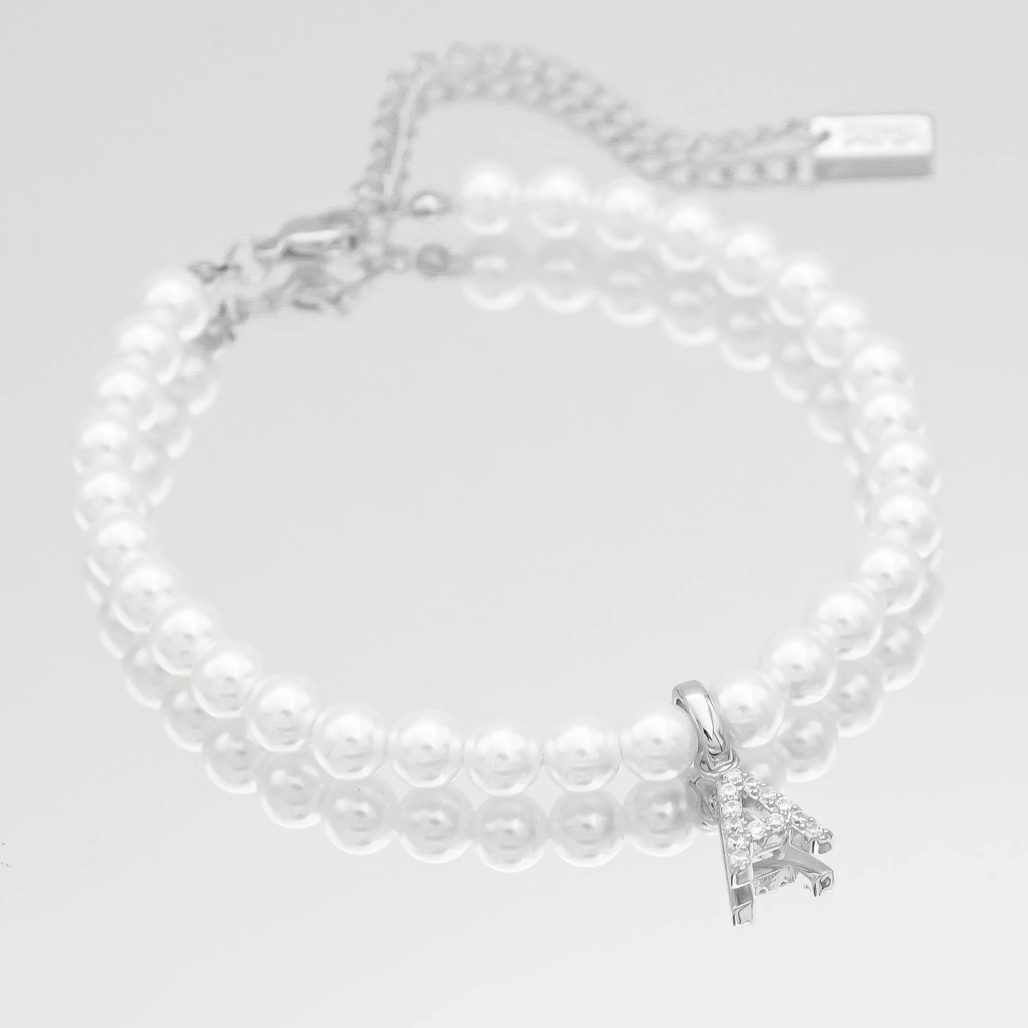 ICY Pearl Initial Anklet