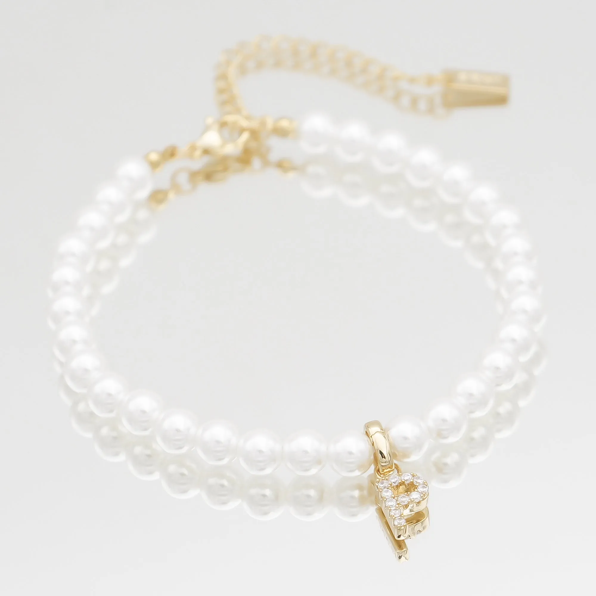 ICY Pearl Initial Anklet