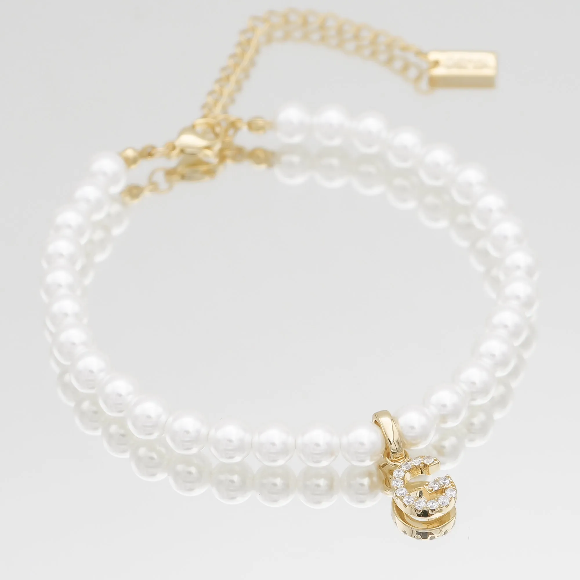 ICY Pearl Initial Anklet