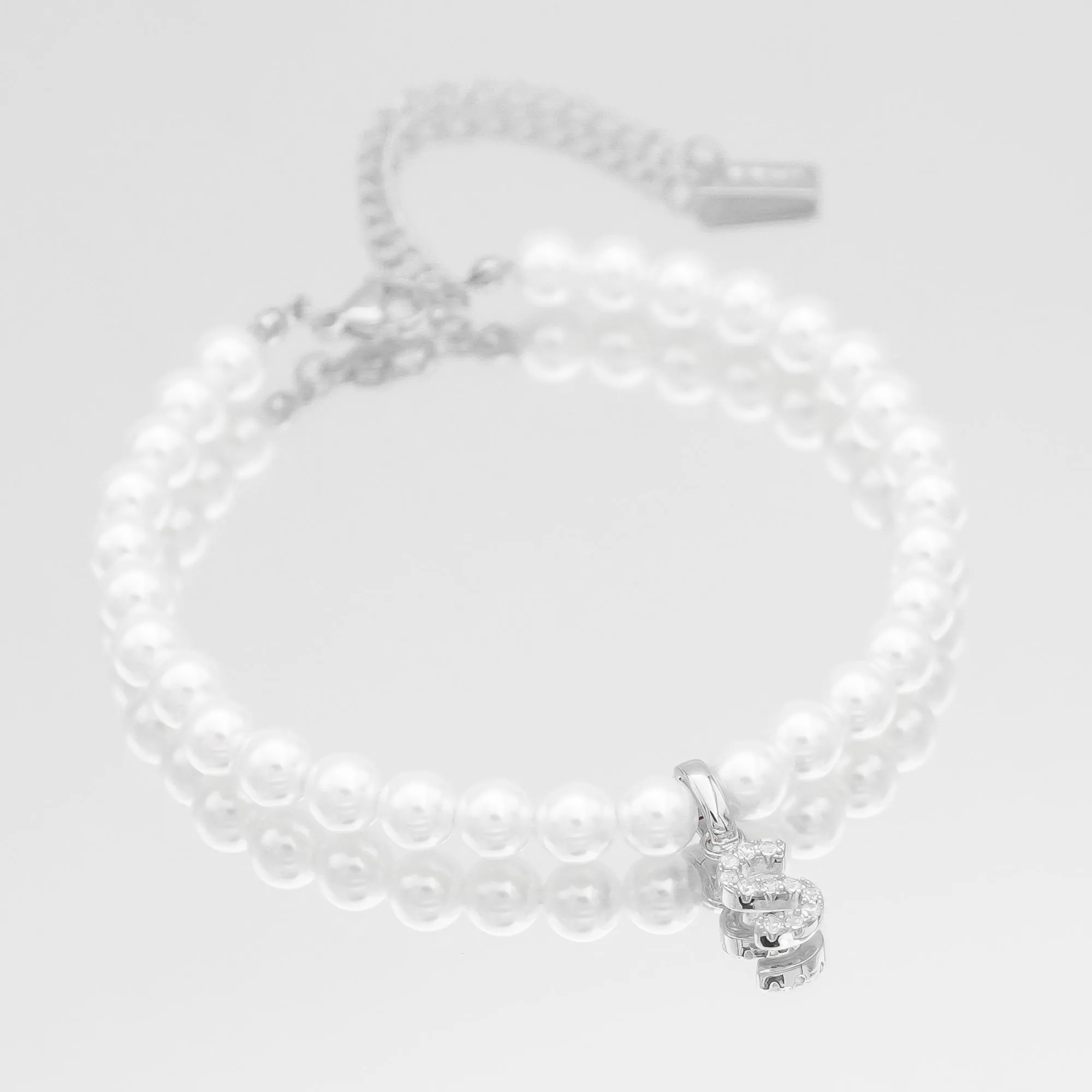 ICY Pearl Initial Anklet