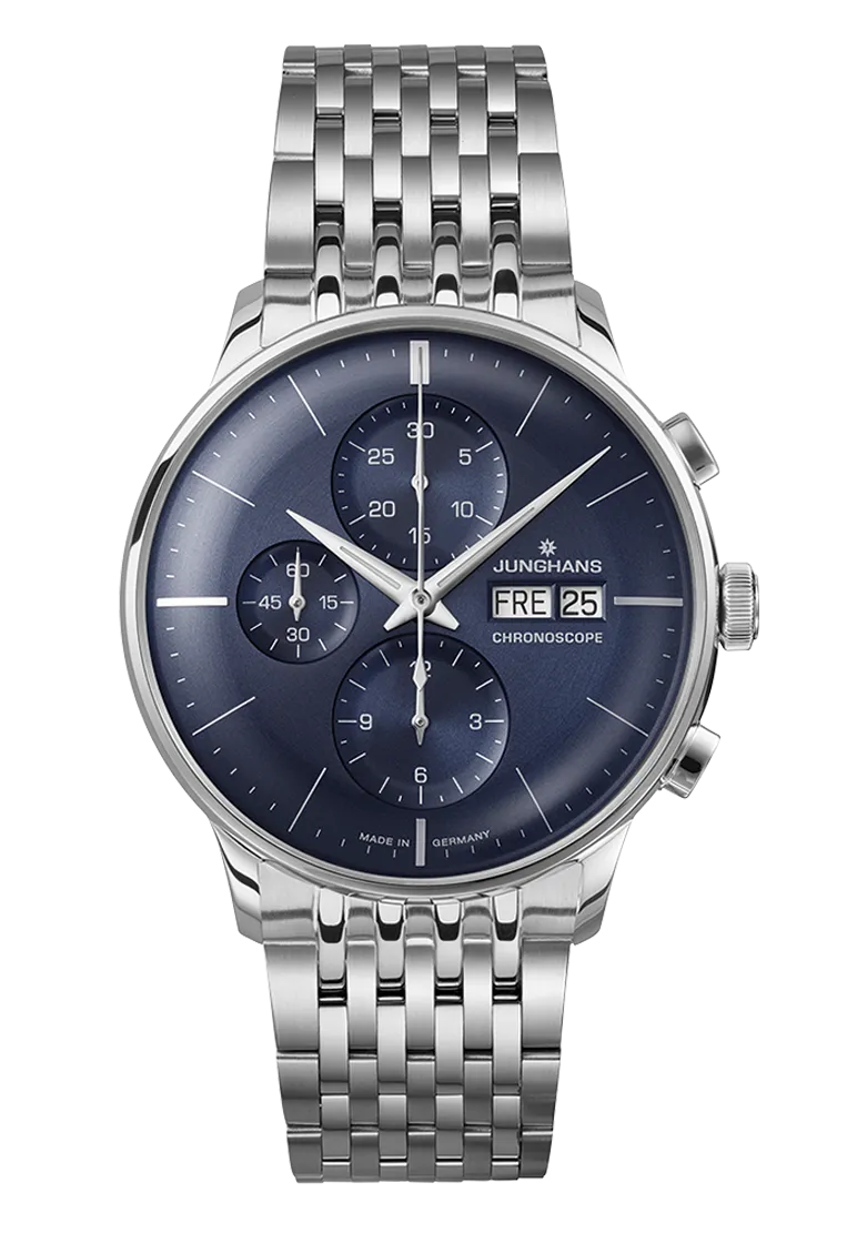 Junghans Meister Chronoscope Bracelet Watch 027/4528.47