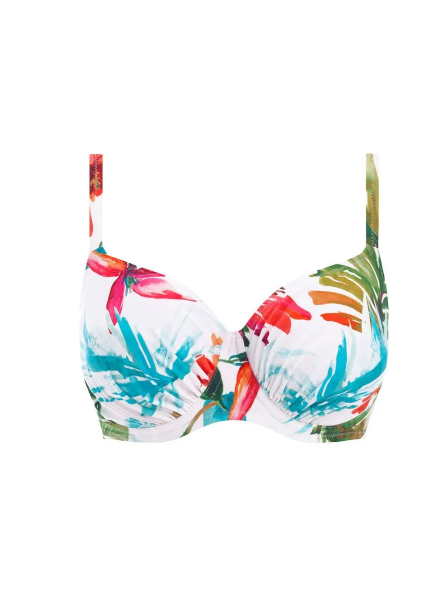 Kiawah Island Gathered Full Cup Bikini Top - Aquamarine