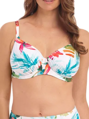 Kiawah Island Gathered Full Cup Bikini Top - Aquamarine