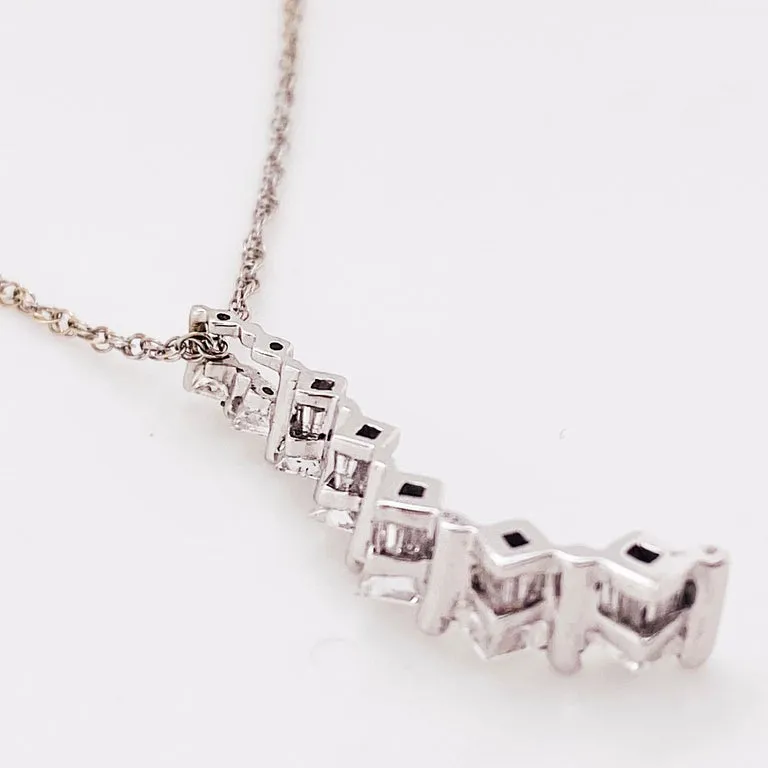 Kite Diamond Tier Necklace