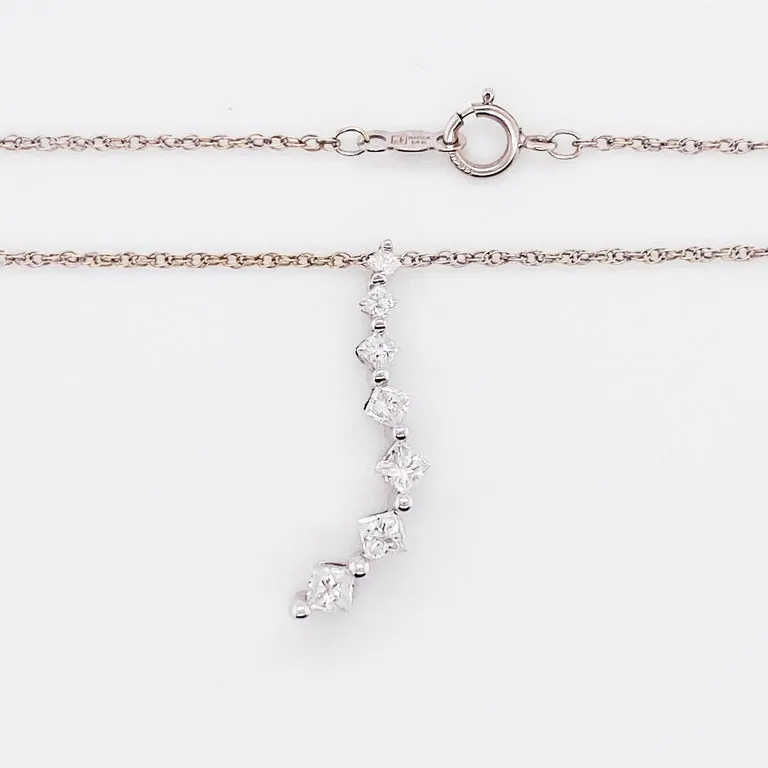 Kite Diamond Tier Necklace