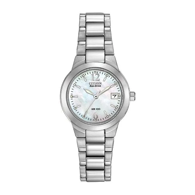 Ladies Eco-Drive Bracelet WR100 Watch EW1670-59D