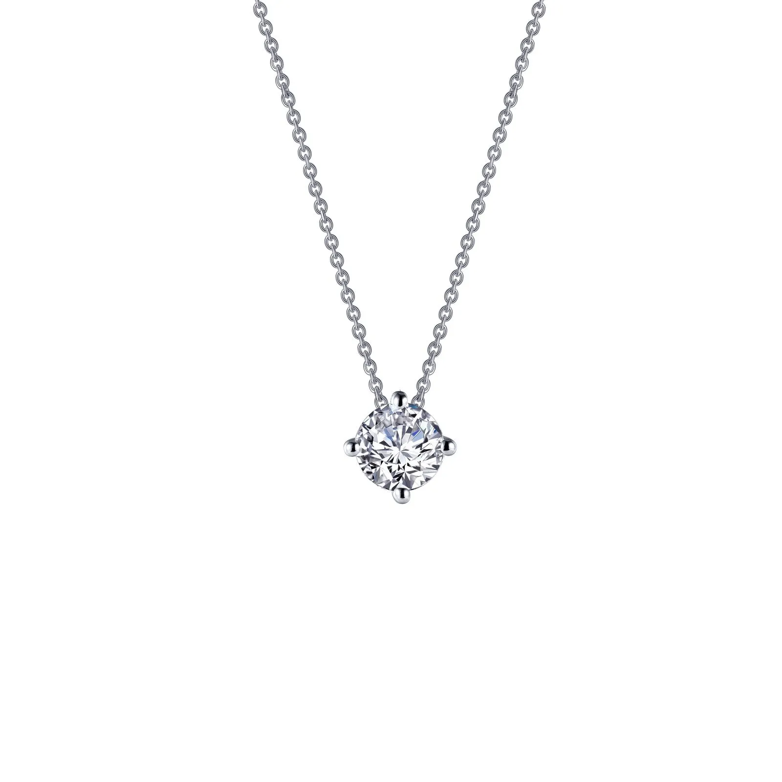 Lafonn Classic Round Diamond Necklace N0173CLP20