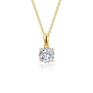 Lafonn Classic Round Diamond Necklace N0307CLG20