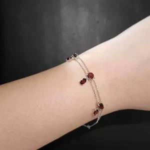 #LVNA2024 | Round Oval Ruby Bracelet 18kt