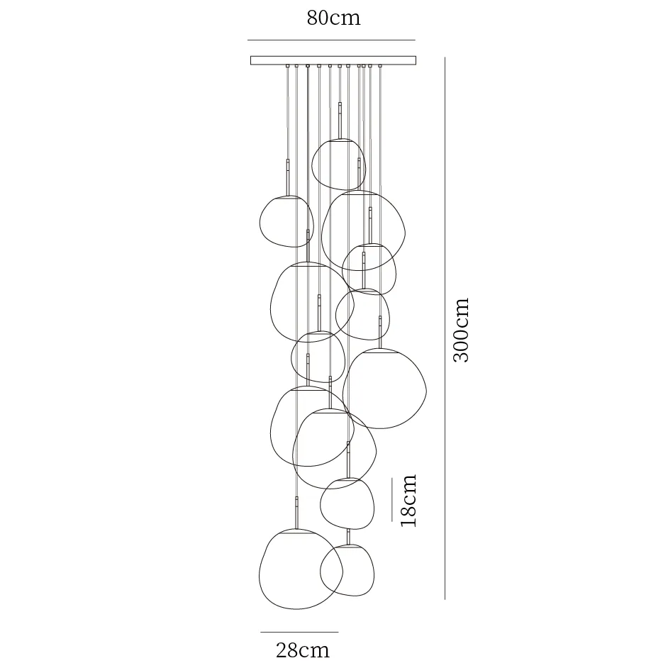 Melt Round Pendant System