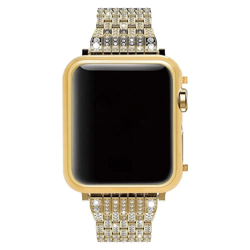 Metal Case Bezel Cover For Apple Watch Series 5 4 3 2 1