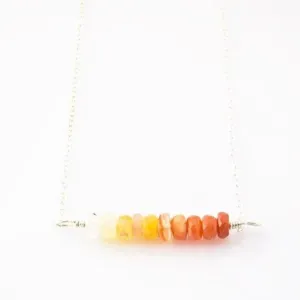 Mexican Fire Opal Necklace