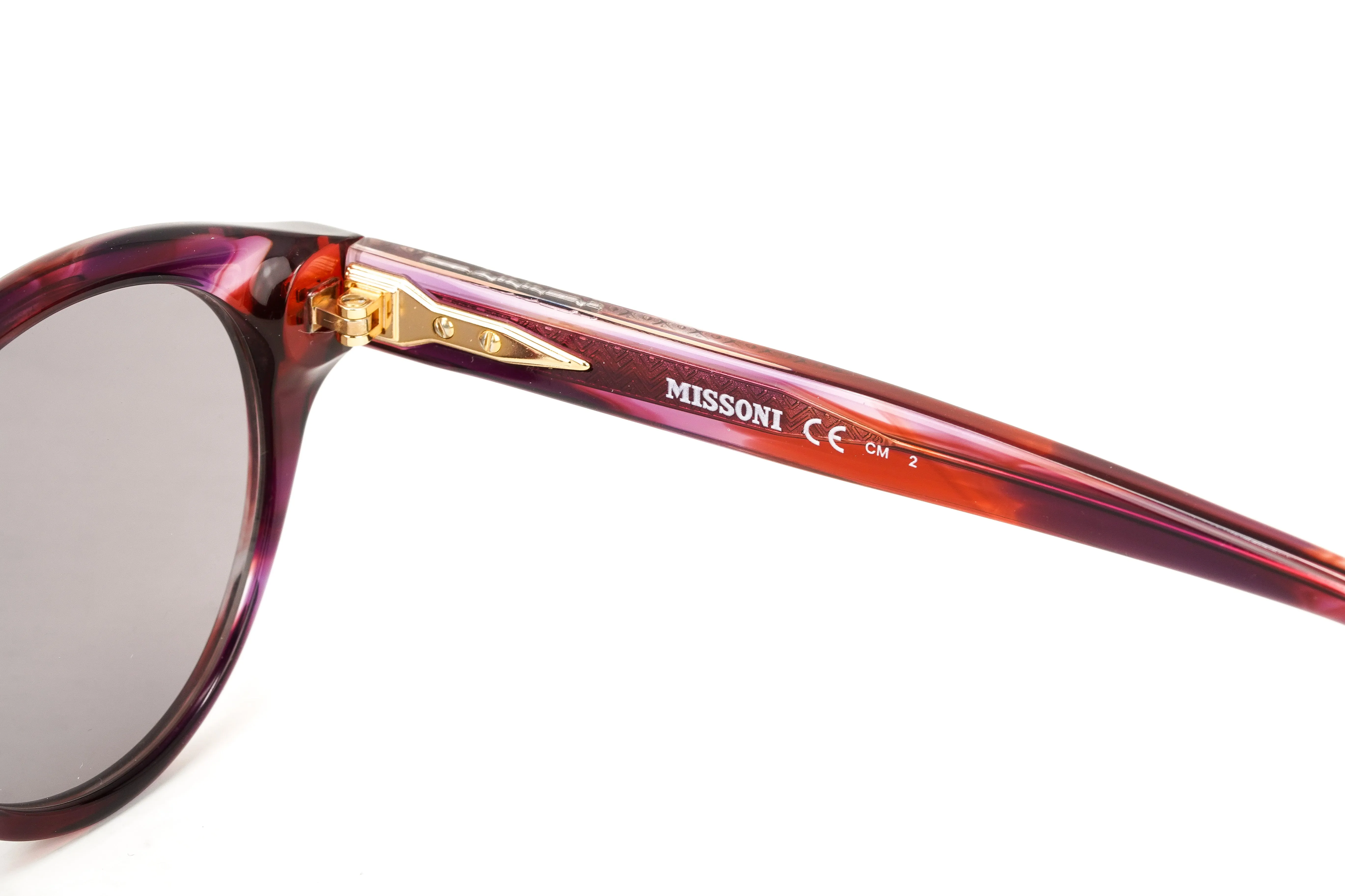 Missoni Women's Sunglasses Round Pink/Red Horn MIS 0030/S S2Y