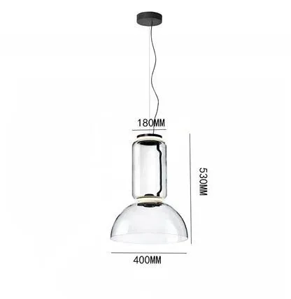 Modern Flos Glass Pendant Light for Mansion Home Decor