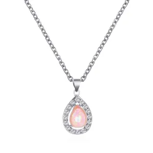 N2430 - Crystal Opal Necklace