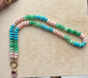 Natural Candy Beaded Chain