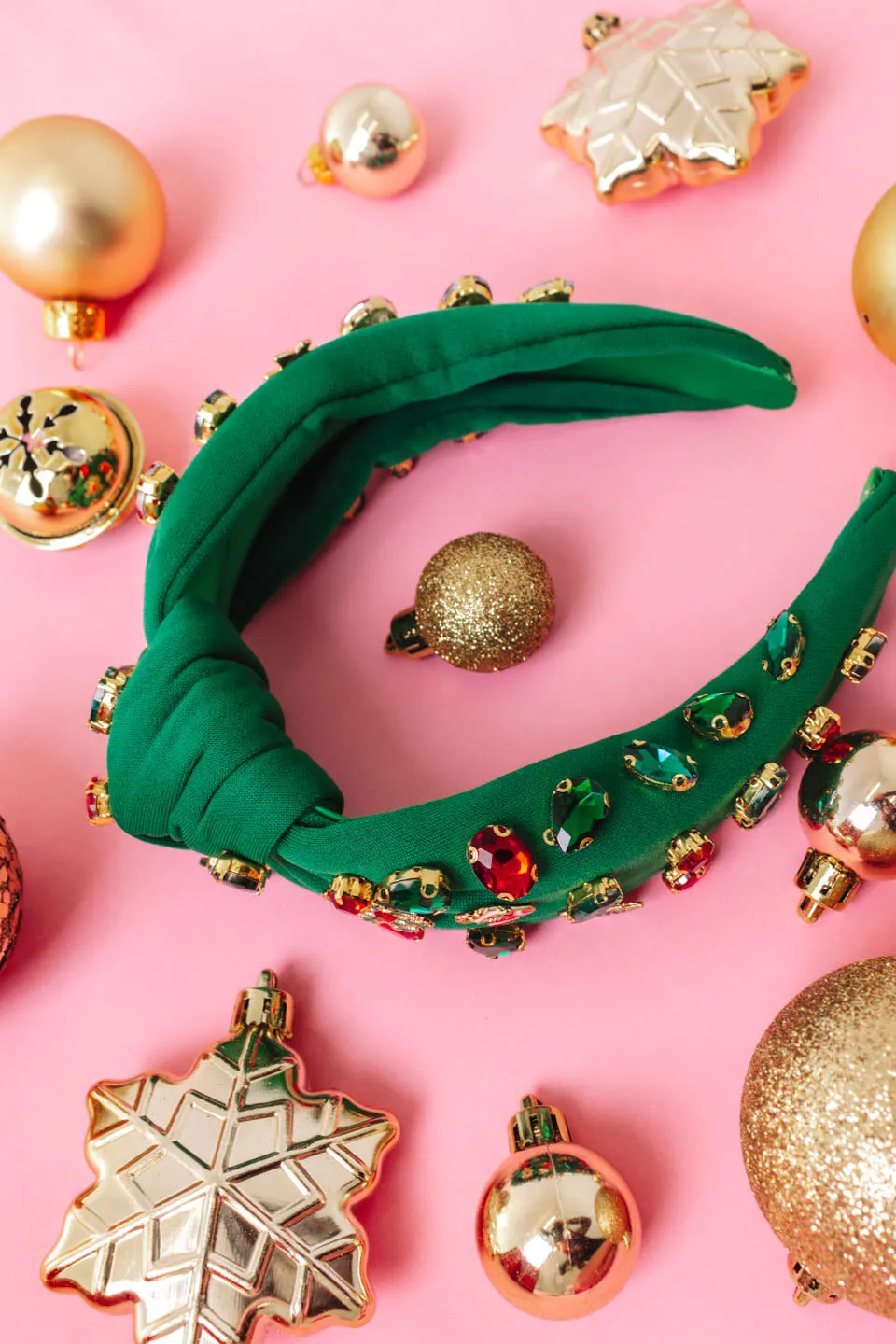 Naughty Or Nice Headband - Green