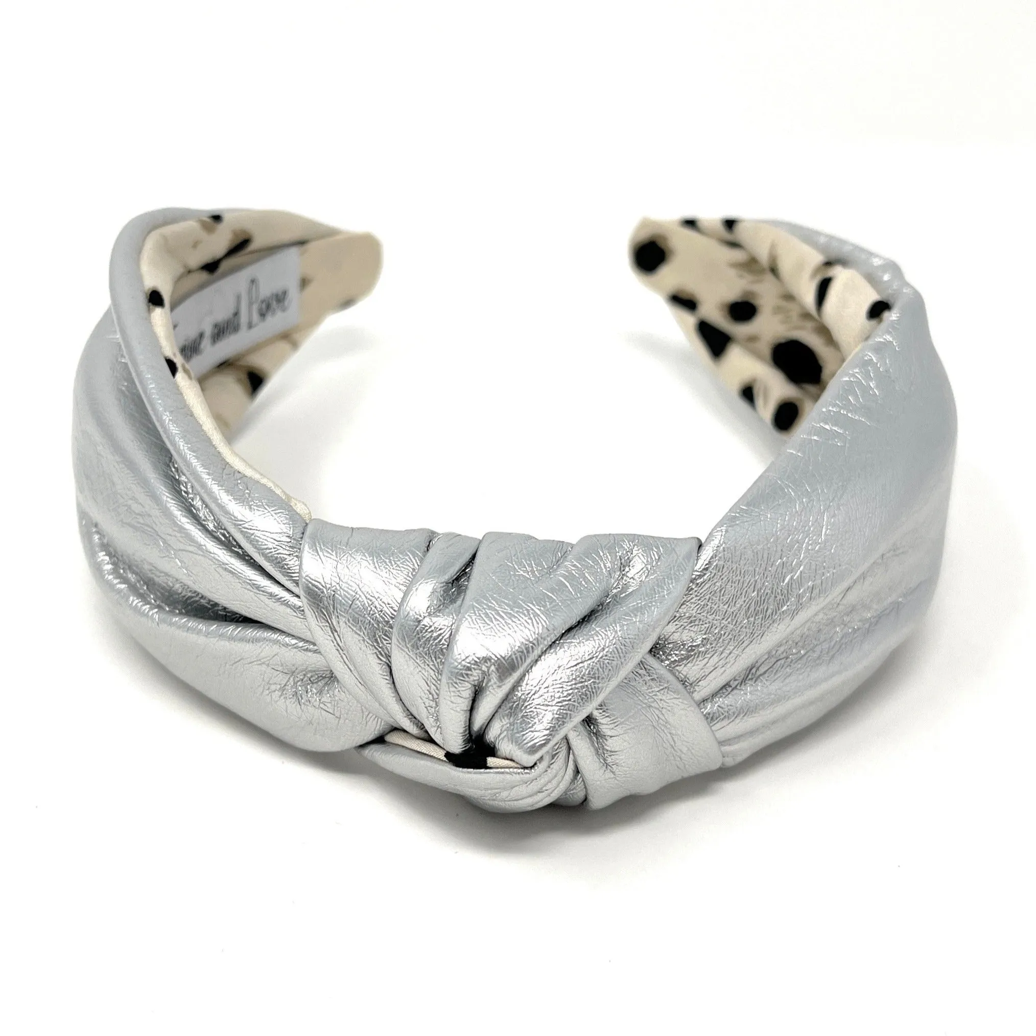 Nora Metallic Knotted Headband