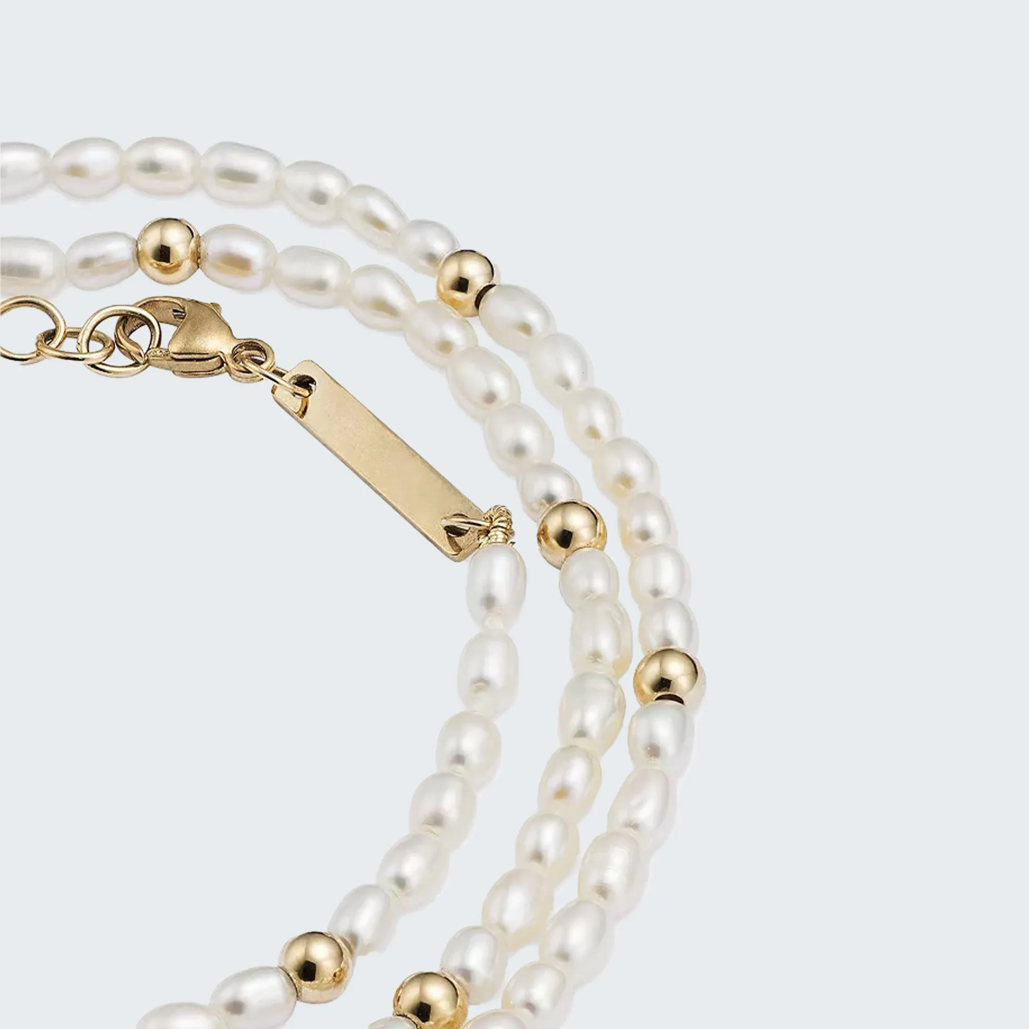 Pearl Bead Wrap Bracelet & Necklace