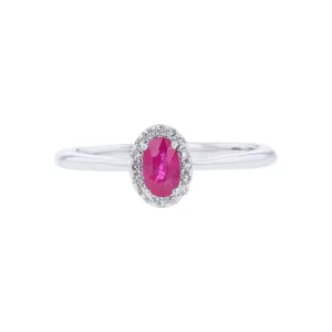 Popsicle Ruby & Diamond Ring