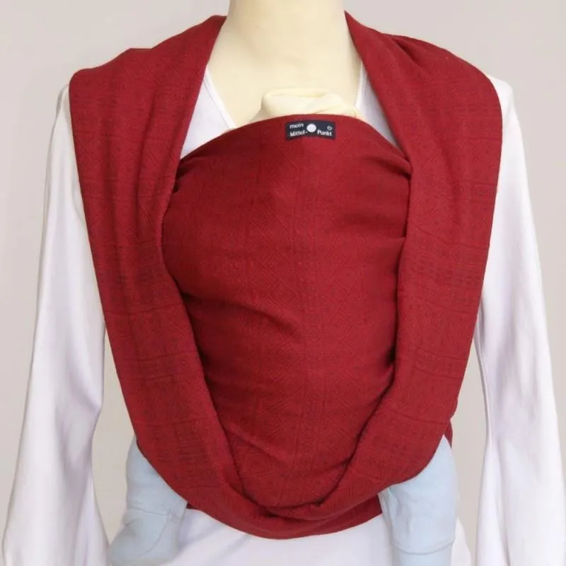 Prima Ruby Red Woven Wrap by Didymos