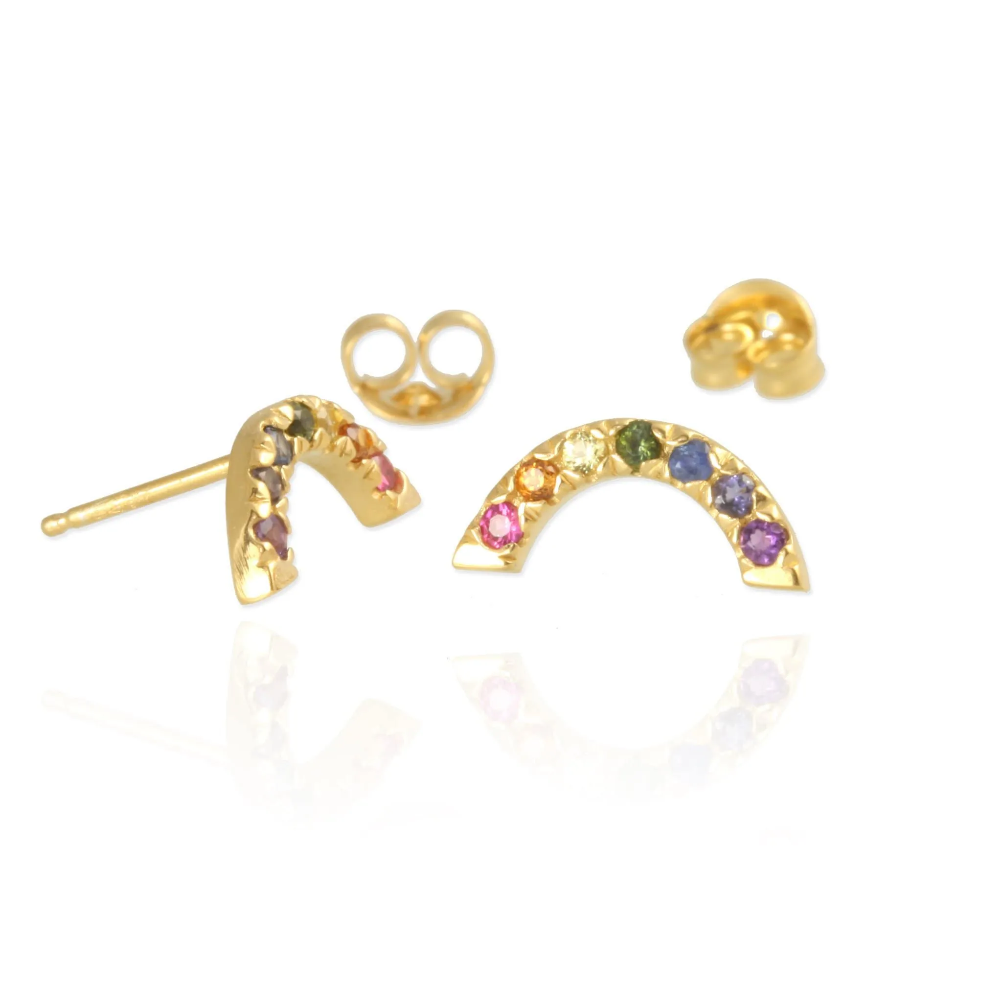 Rainbow Stud Earrings