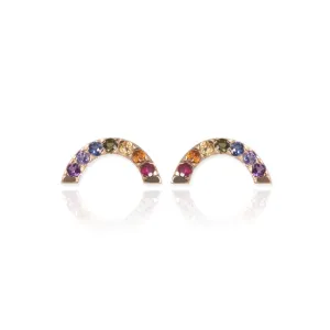 Rainbow Stud Earrings