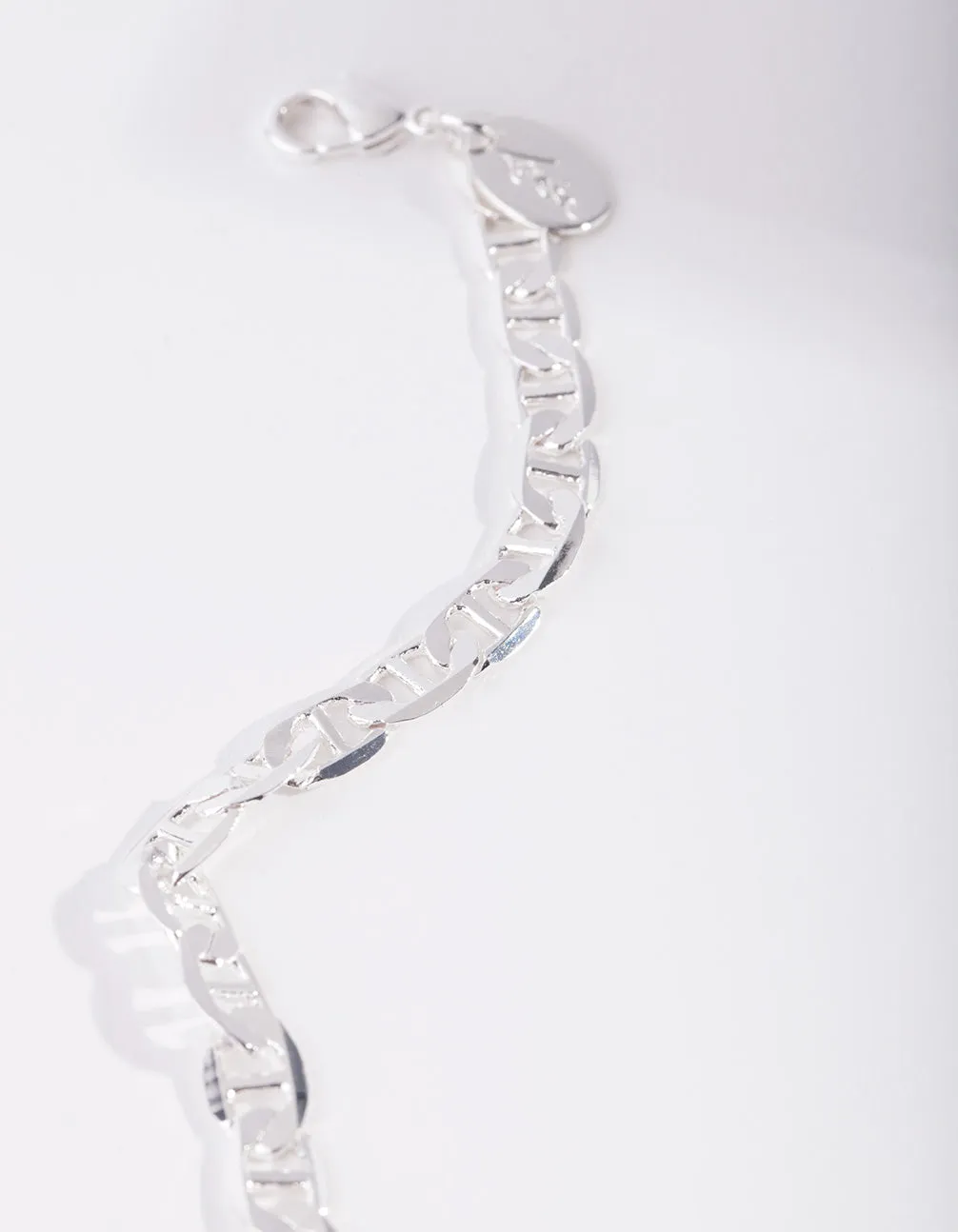 Real Silver Plated Figaro Anklet