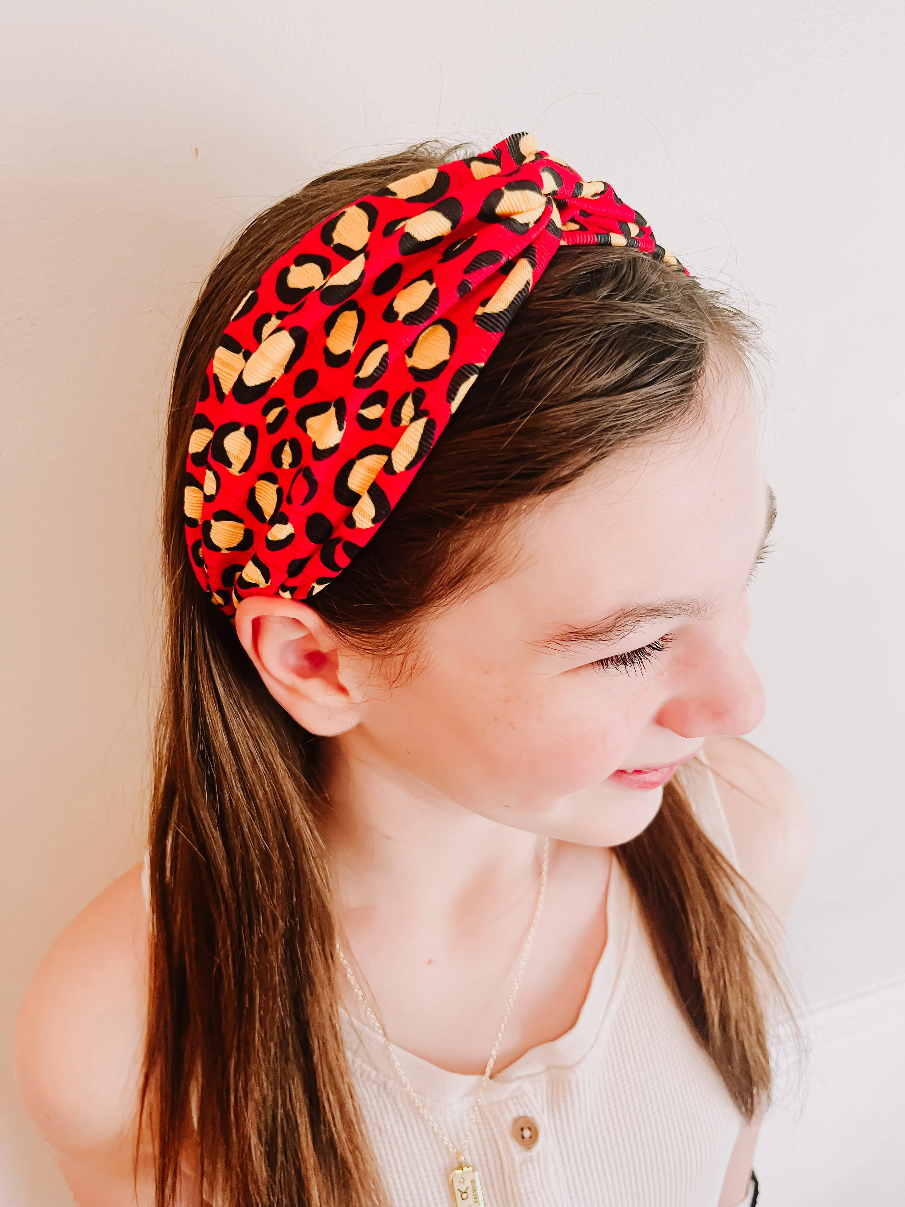 Red KC Heart Twisted Chiefs Turban