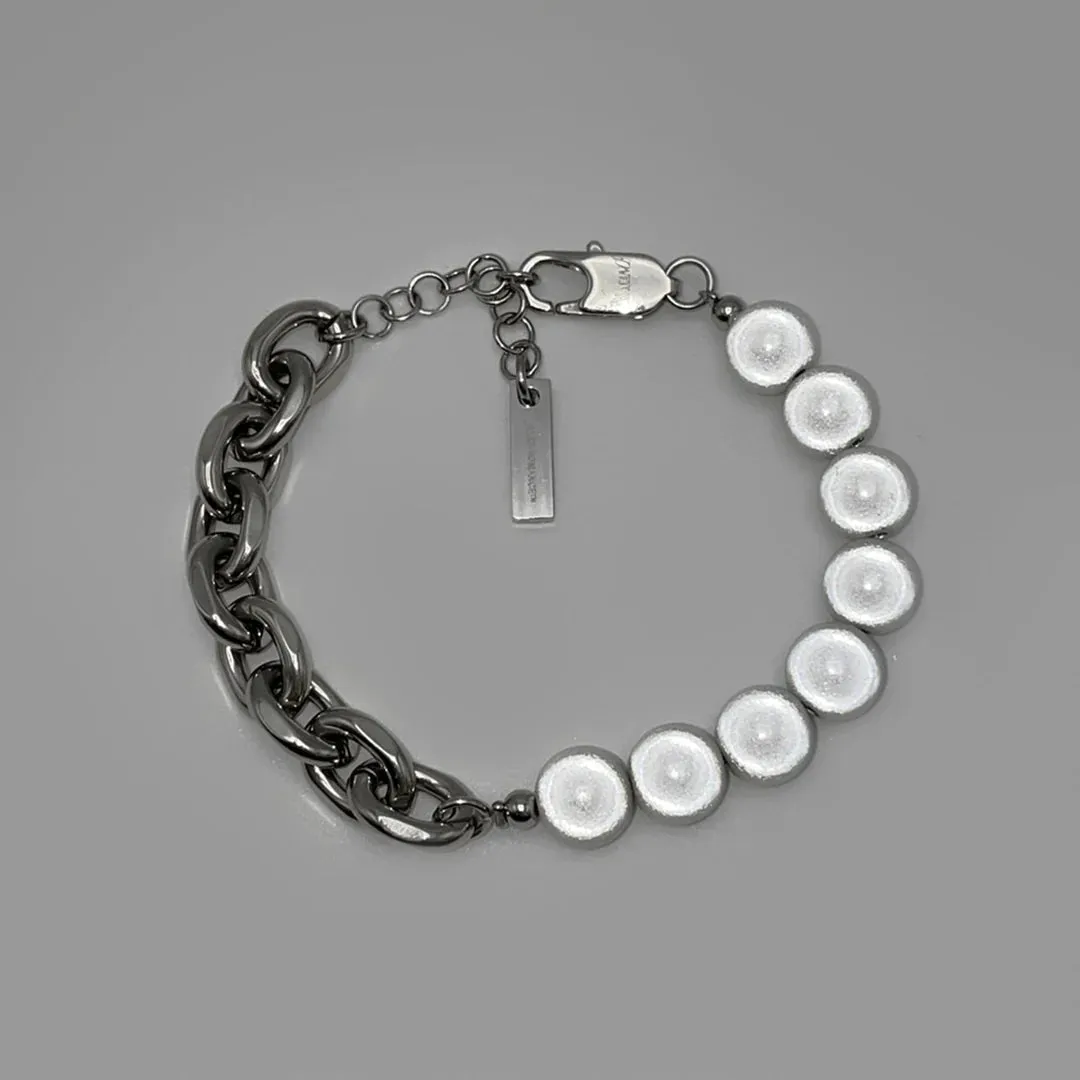 Reflective Pearl Bracelet