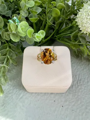 Rio Golden Citrine Ring