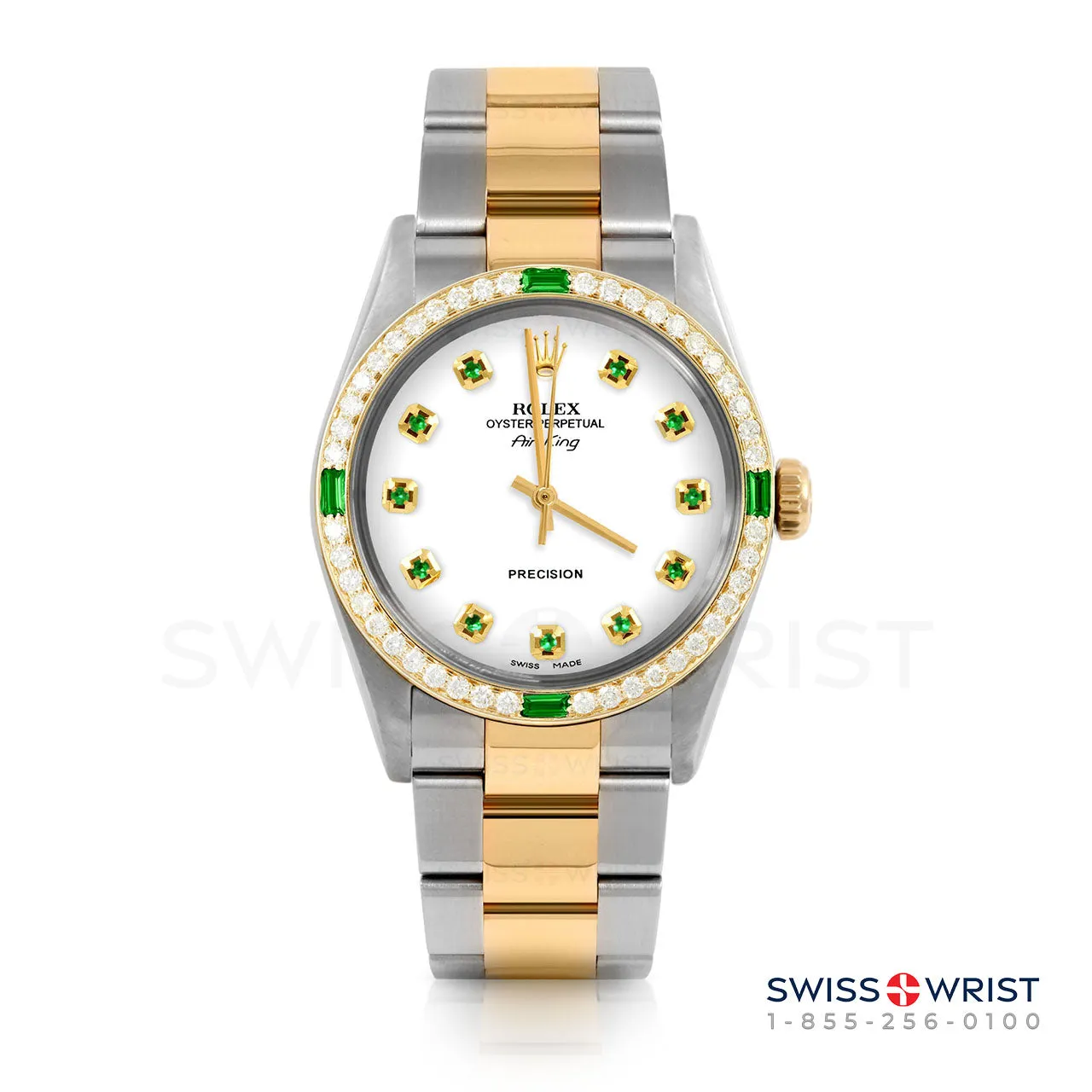 Rolex Air King 34mm | 5500-TT-WHT-EMD-AM-4EMD-OYS