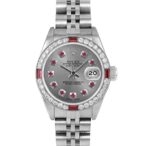 Rolex Datejust 26mm | 69174-SLT-RBY-AM-4RBY-JBL