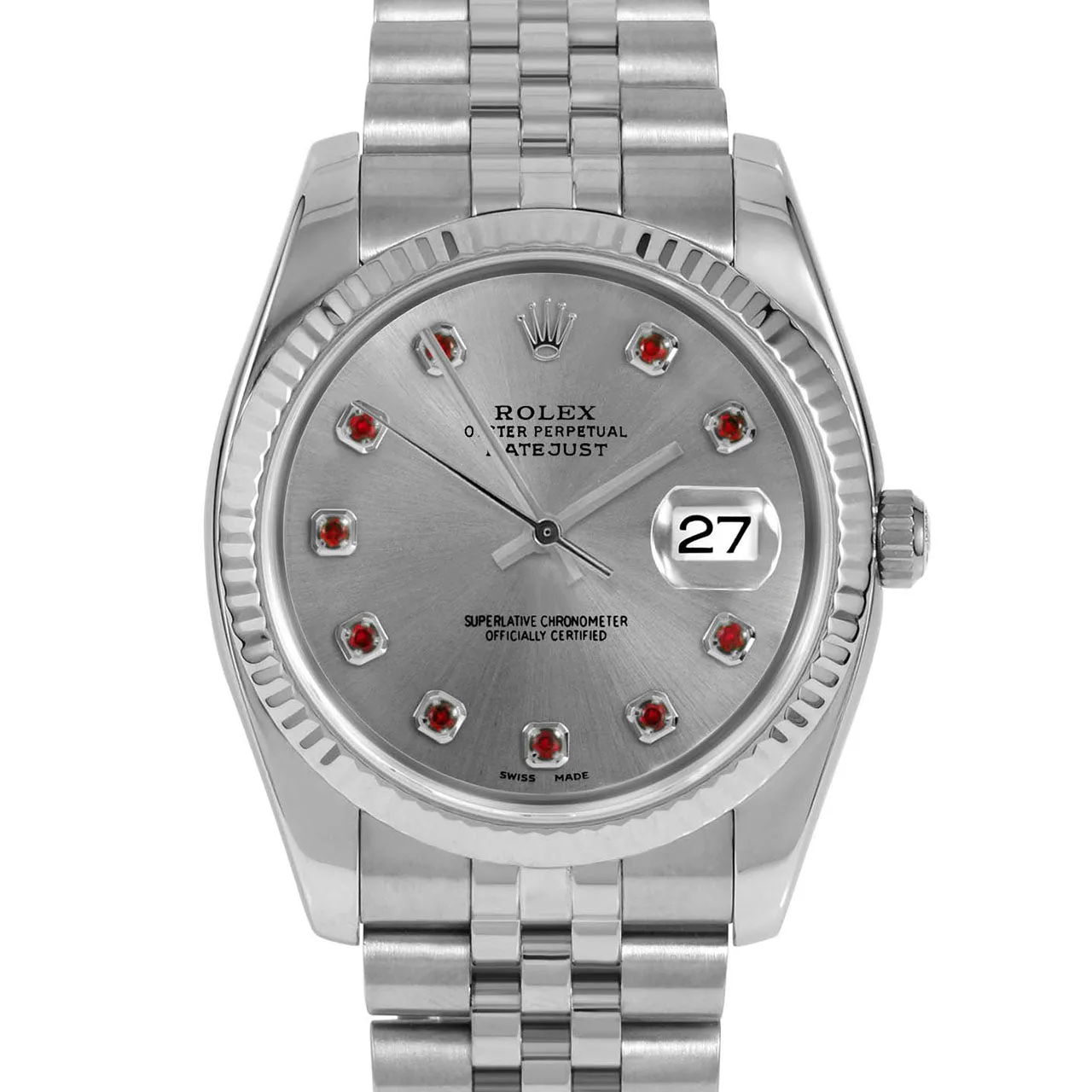 Rolex Datejust 36mm | 116234-SLT-RBY-AM-FLT-JBL