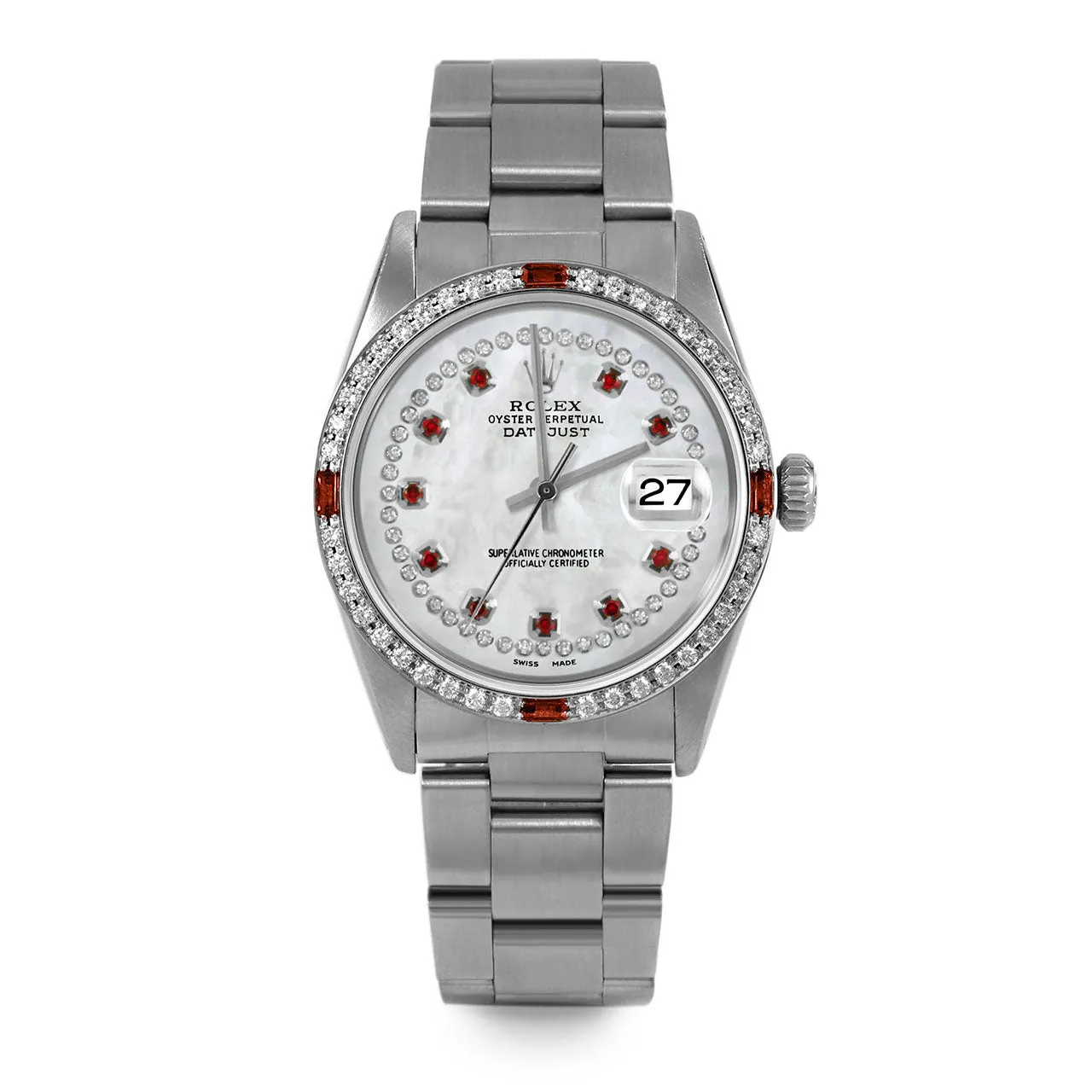 Rolex Datejust 36mm | 16014-WMOP-STRR-4RBY-OYS