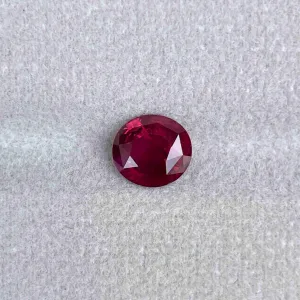 ruby stone with ring stone in silver red gemstone, natural stone jewelry rings gemstone jewelry precious stone. Natural ruby stone ring 1.91 crt