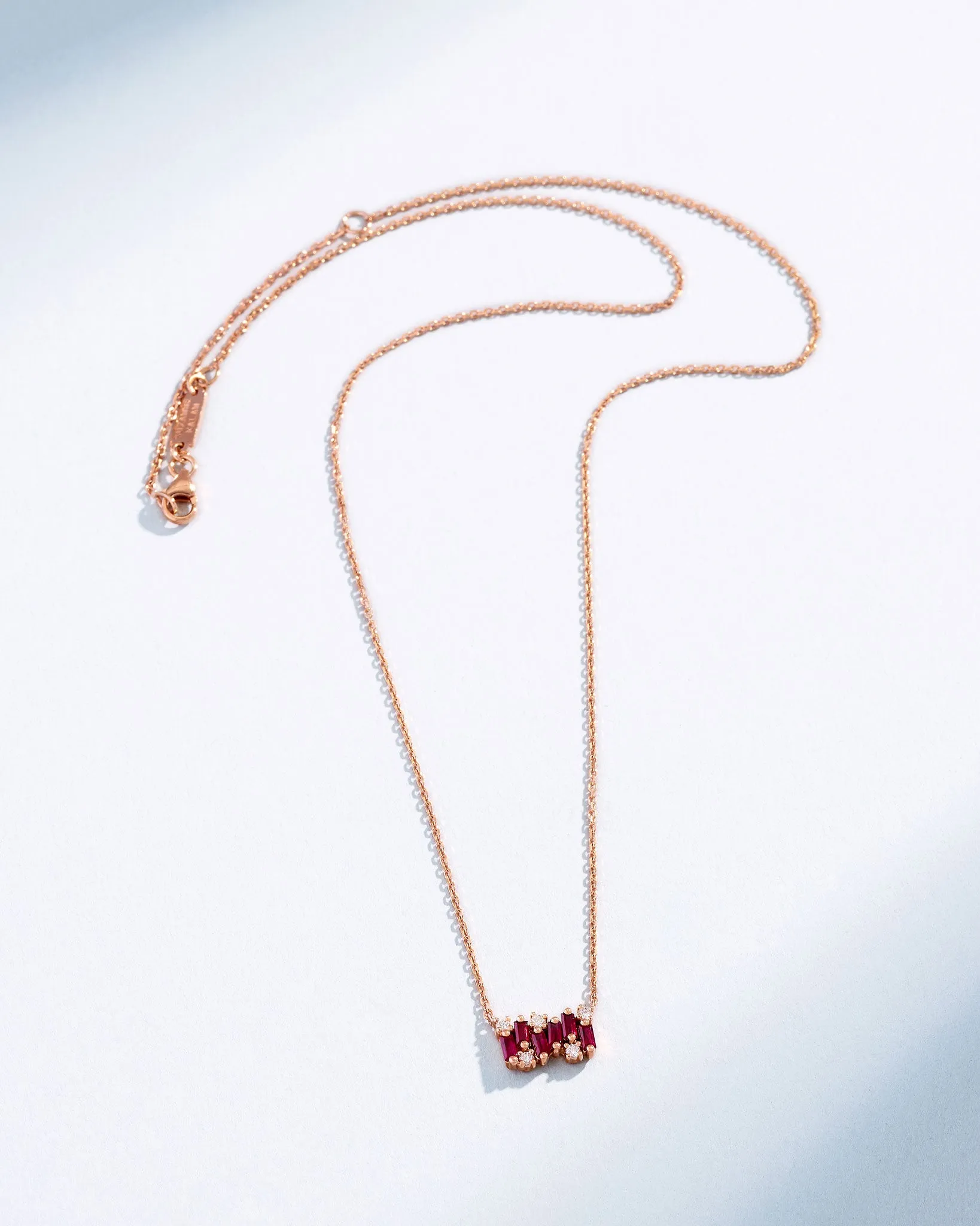 Shimmer Ruby Mini Bar Pendant