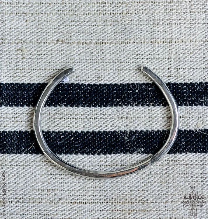 Silver Cuff Bracelet - One Size