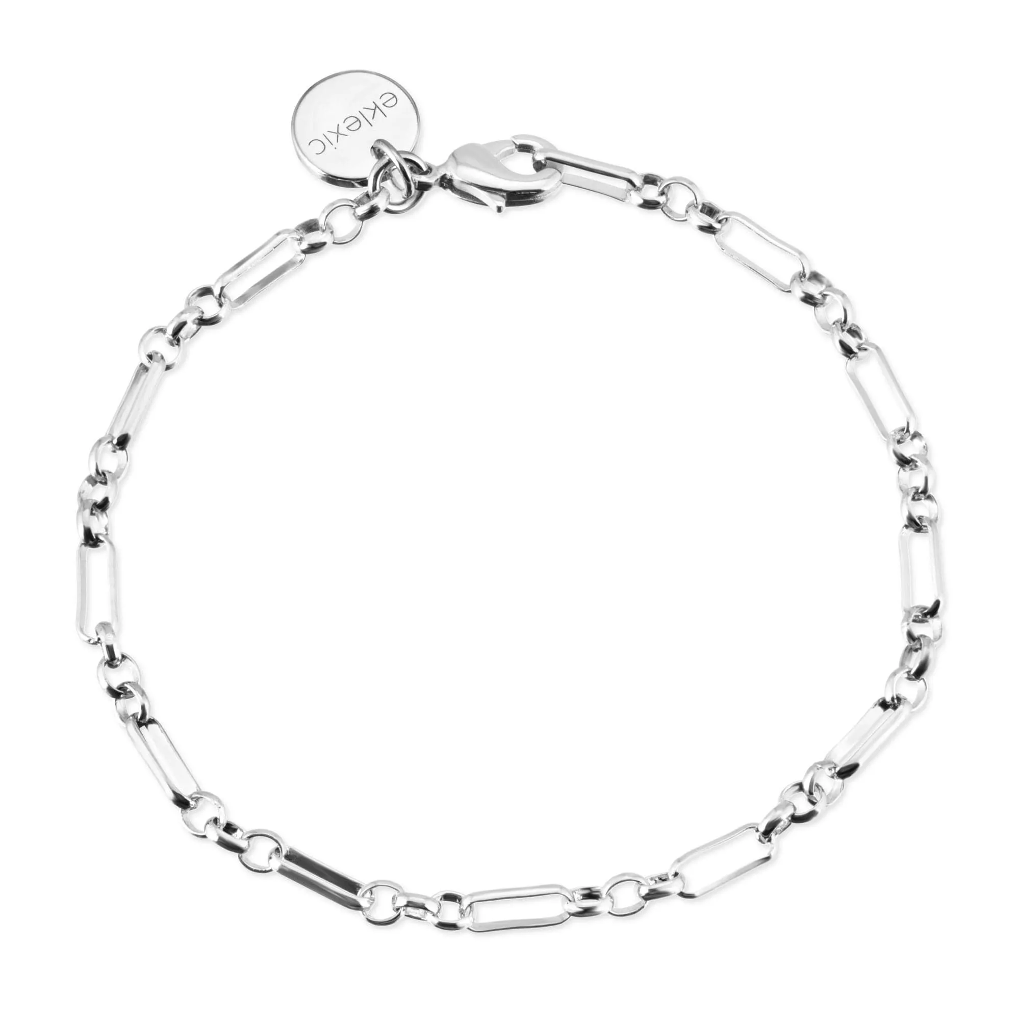 Silver Small Multi Link Chain Anklet