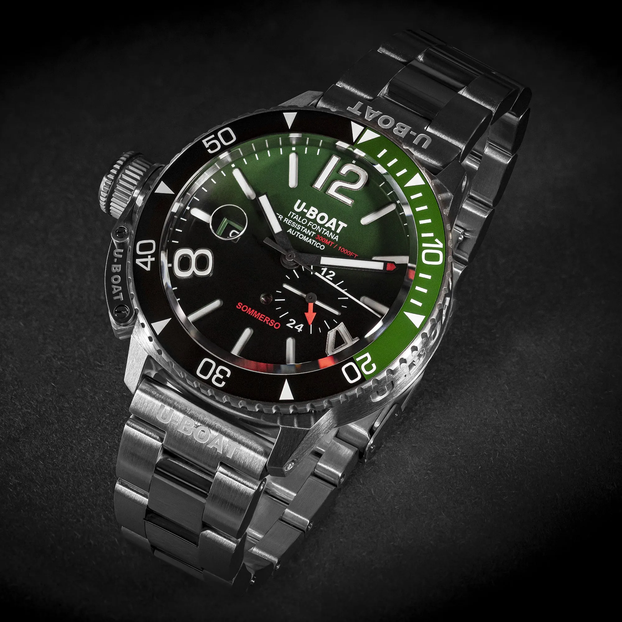 U-BOAT SOMMERSO CERAMIC GREEN/MT (46mm) REF. 9521