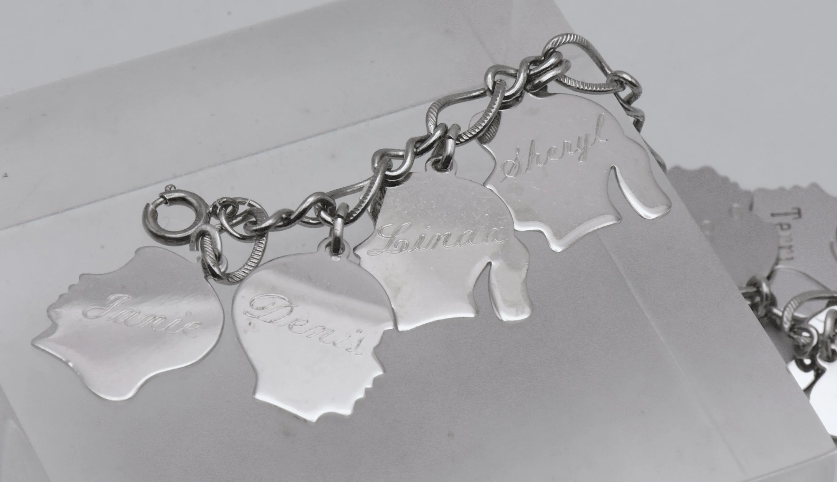 Vintage Sterling Silver Charm Bracelet