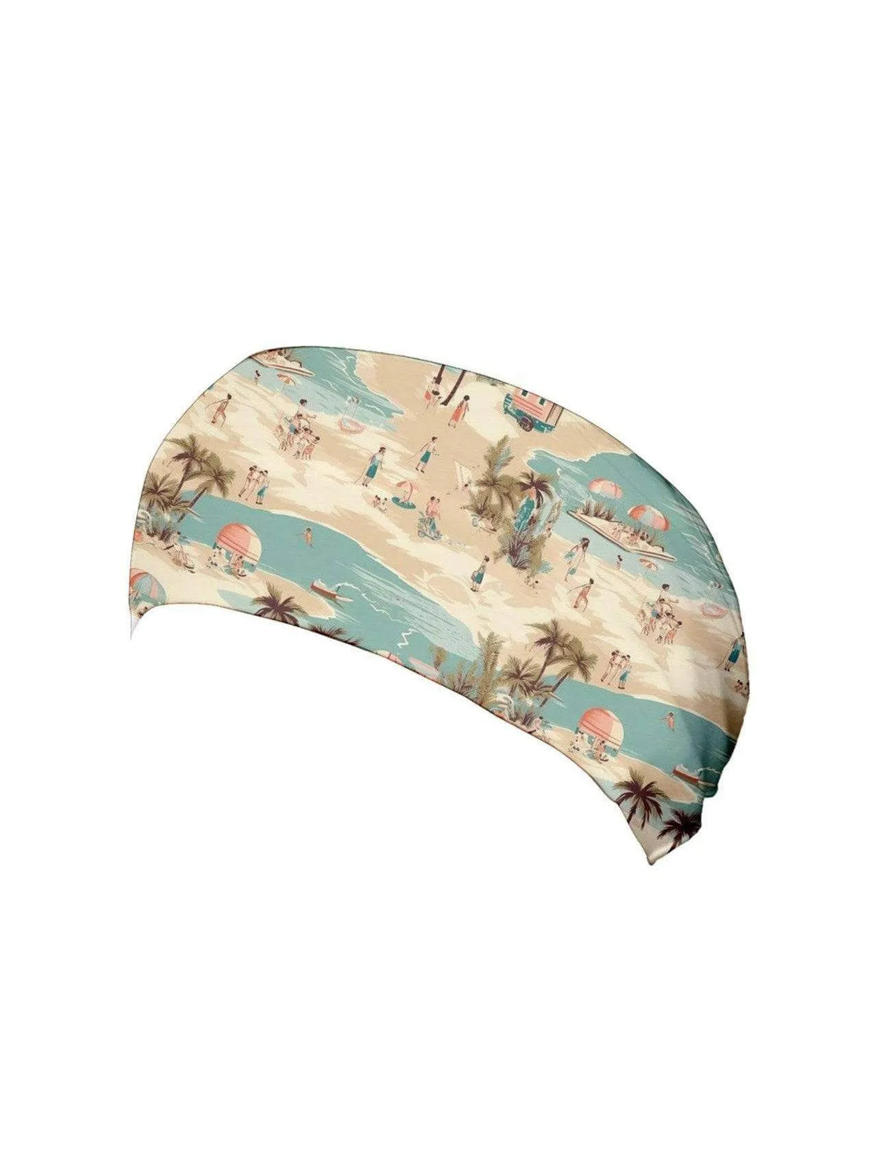 Vintage Vacation Wide Stretchy Headband