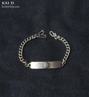 WWII ID Bracelet - Sterling Silver